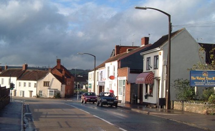 Click for old picture of Fore Street North Petherton
