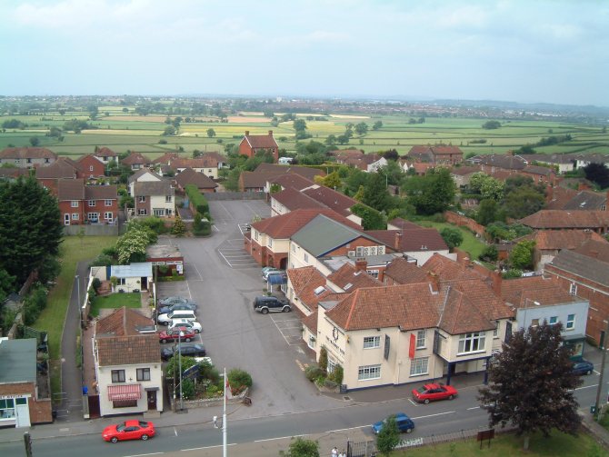 View from church tower 2003