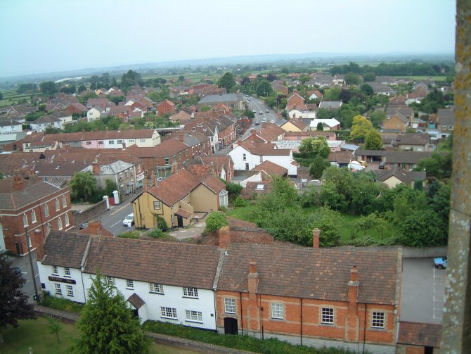 View from church tower 2003