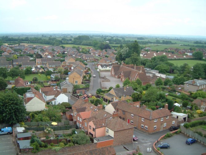 View from church tower 2003
