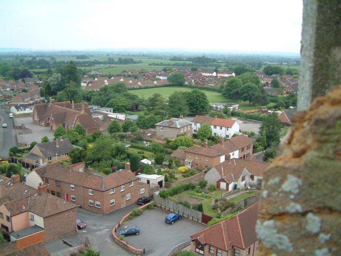 View from church tower 2003
