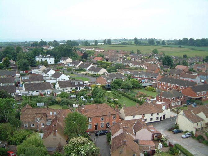 View from church tower 2003