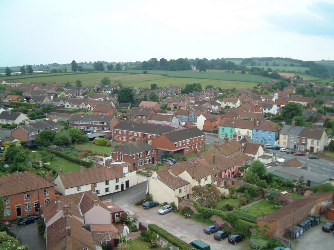 View from church tower 2003