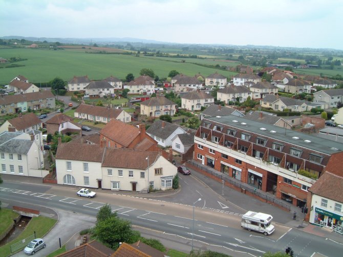 View from church tower 2003